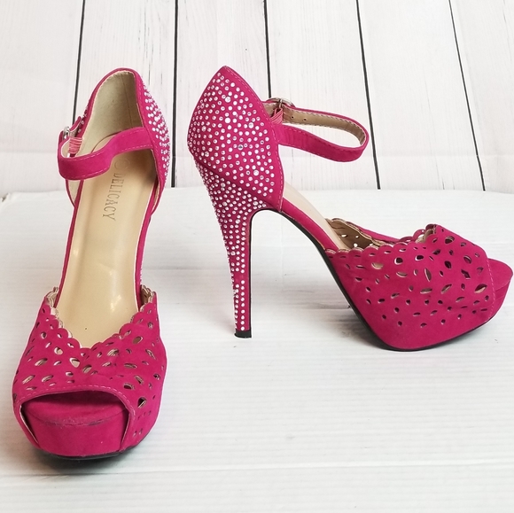 Bling platform heels - Picture 5 of 8